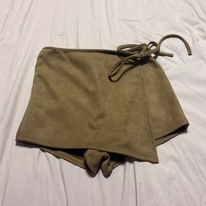 American Threads Suede Skort